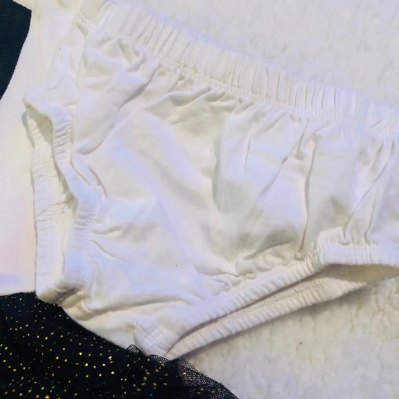 New Years Eve! 2pc Infant Black & Gold Dress with Bottoms - Picture 3 of 3